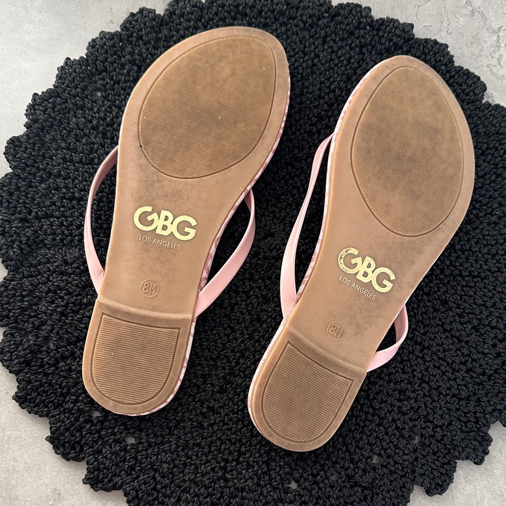 GBG Los Angeles Pink Sandals - Picture 6 of 6